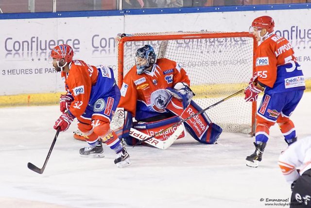 Photo hockey match Lyon - Epinal  le 19/09/2015