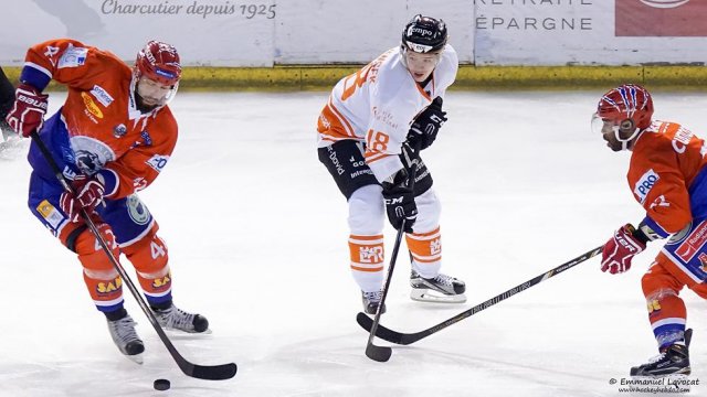 Photo hockey match Lyon - Epinal  le 19/09/2015