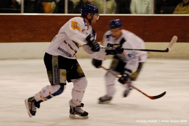 Photo hockey match Dijon  - Mont-Blanc le 13/01/2009