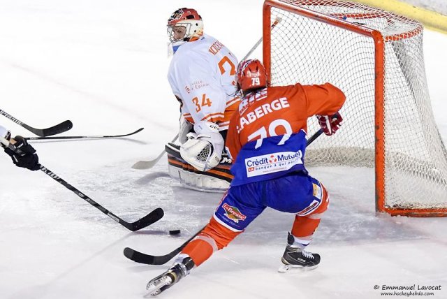 Photo hockey match Lyon - Epinal  le 19/09/2015