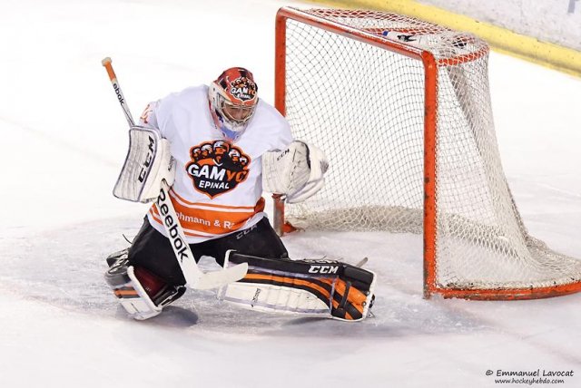 Photo hockey match Lyon - Epinal  le 19/09/2015