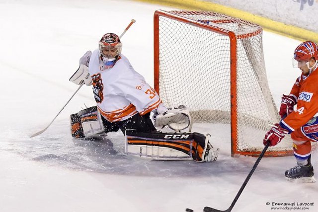 Photo hockey match Lyon - Epinal  le 19/09/2015