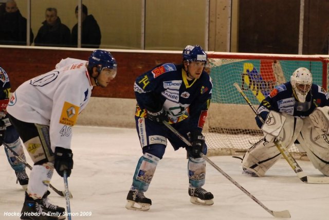 Photo hockey match Dijon  - Mont-Blanc le 13/01/2009