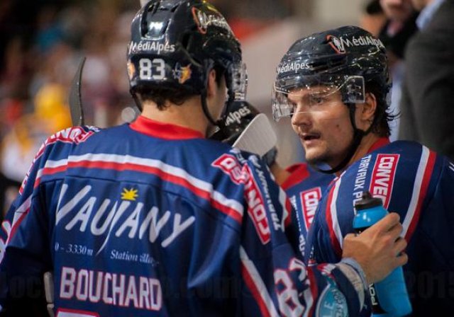 Photo hockey match Grenoble  - Strasbourg  le 19/09/2015