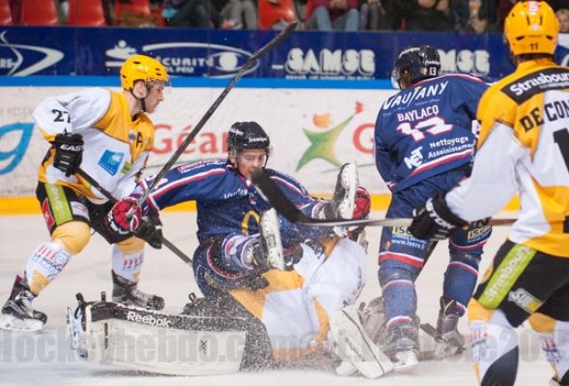 Photo hockey match Grenoble  - Strasbourg  le 19/09/2015