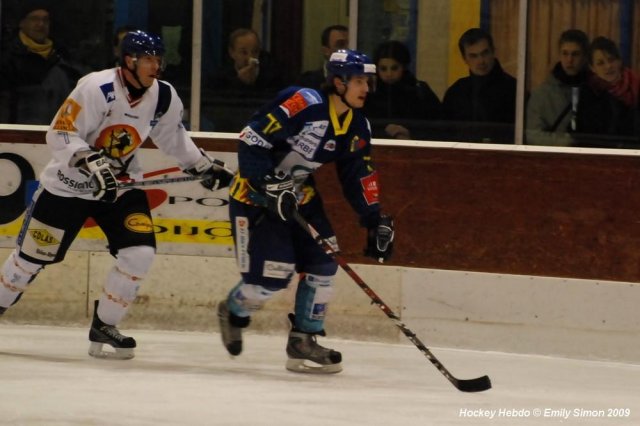 Photo hockey match Dijon  - Mont-Blanc le 13/01/2009