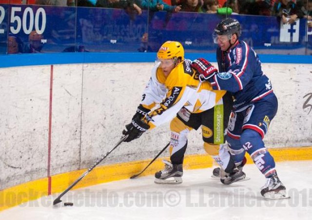Photo hockey match Grenoble  - Strasbourg  le 19/09/2015