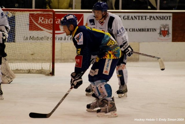 Photo hockey match Dijon  - Mont-Blanc le 13/01/2009