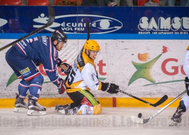 Photo hockey match Grenoble  - Strasbourg  le 19/09/2015