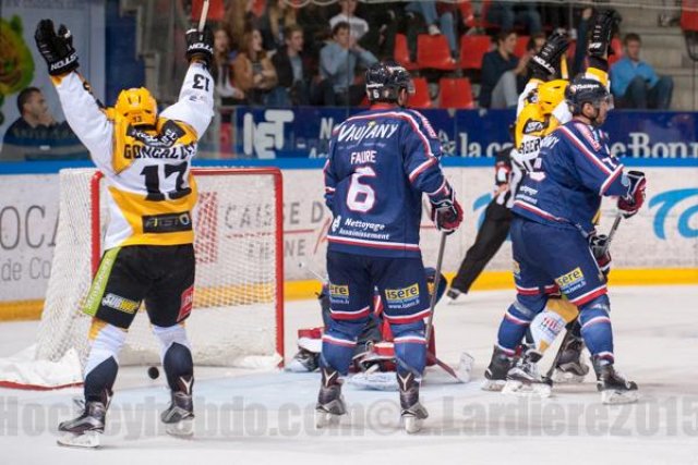 Photo hockey match Grenoble  - Strasbourg  le 19/09/2015