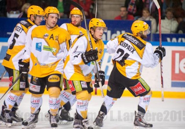 Photo hockey match Grenoble  - Strasbourg  le 19/09/2015