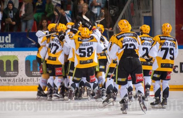 Photo hockey match Grenoble  - Strasbourg  le 19/09/2015