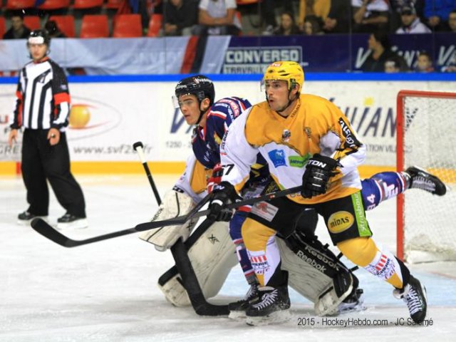 Photo hockey match Grenoble  - Strasbourg  le 19/09/2015