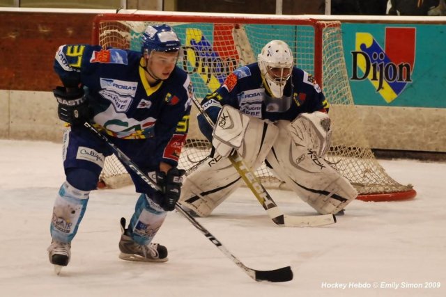 Photo hockey match Dijon  - Mont-Blanc le 13/01/2009