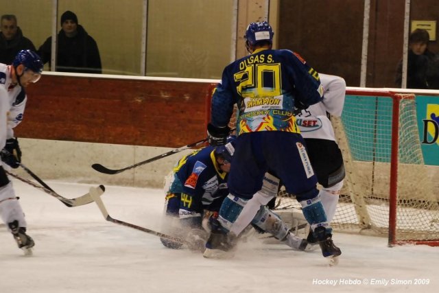 Photo hockey match Dijon  - Mont-Blanc le 13/01/2009