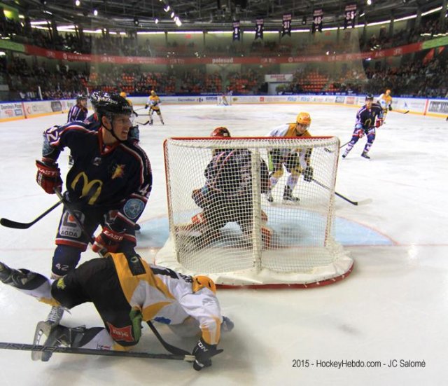 Photo hockey match Grenoble  - Strasbourg  le 19/09/2015