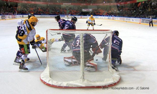 Photo hockey match Grenoble  - Strasbourg  le 19/09/2015