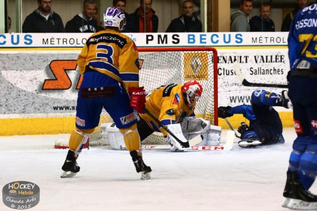 Photo hockey match Chamonix  - Dijon  le 19/09/2015