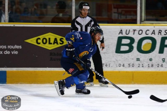 Photo hockey match Chamonix  - Dijon  le 19/09/2015