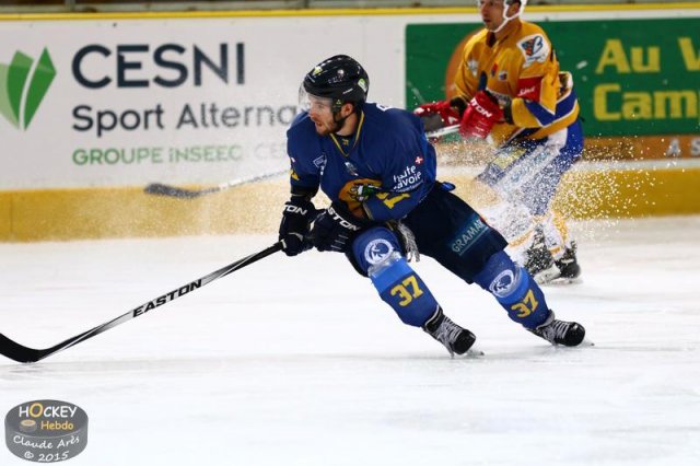 Photo hockey match Chamonix  - Dijon  le 19/09/2015