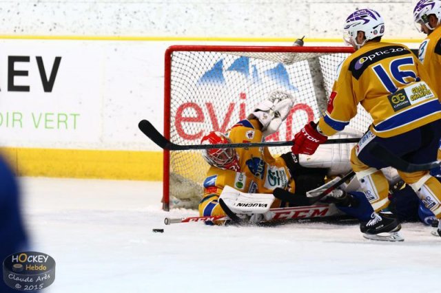 Photo hockey match Chamonix  - Dijon  le 19/09/2015