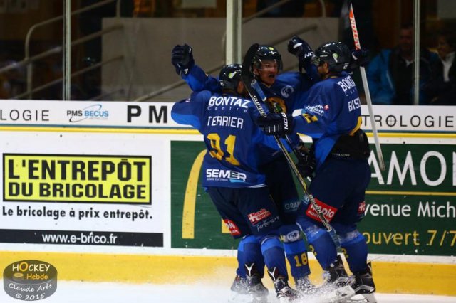 Photo hockey match Chamonix  - Dijon  le 19/09/2015
