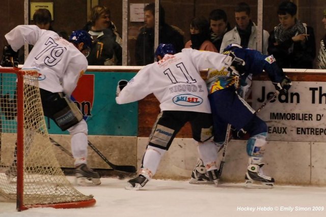 Photo hockey match Dijon  - Mont-Blanc le 13/01/2009