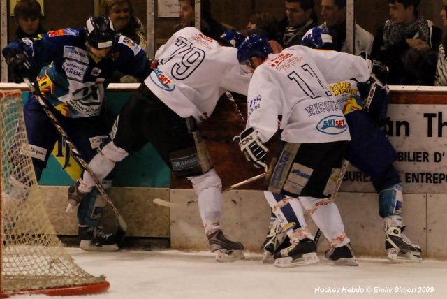 Photo hockey match Dijon  - Mont-Blanc le 13/01/2009