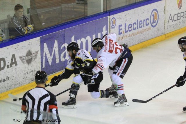 Photo hockey match Rouen - Morzine-Avoriaz le 19/09/2015