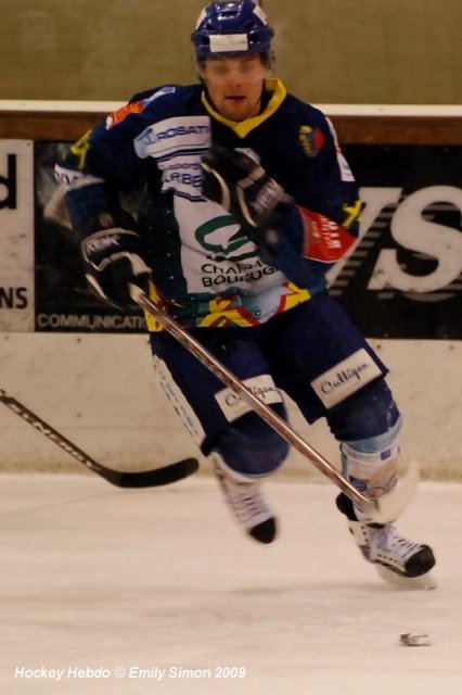Photo hockey match Dijon  - Mont-Blanc le 13/01/2009