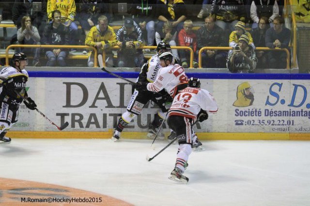 Photo hockey match Rouen - Morzine-Avoriaz le 19/09/2015