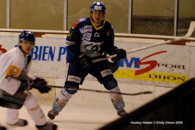 Photo hockey match Dijon  - Mont-Blanc le 13/01/2009