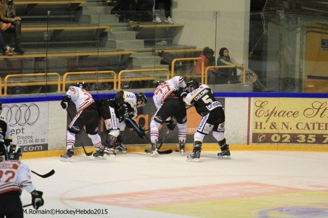 Photo hockey match Rouen - Morzine-Avoriaz le 19/09/2015