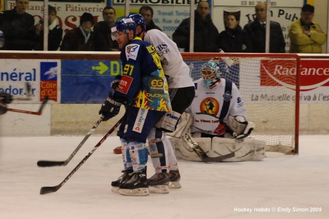 Photo hockey match Dijon  - Mont-Blanc le 13/01/2009