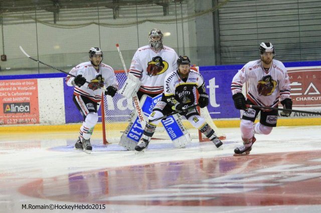 Photo hockey match Rouen - Morzine-Avoriaz le 19/09/2015
