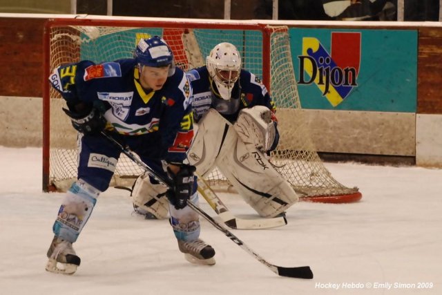 Photo hockey match Dijon  - Mont-Blanc le 13/01/2009