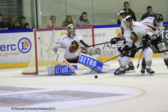 Photo hockey match Rouen - Morzine-Avoriaz le 19/09/2015