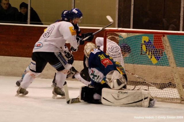 Photo hockey match Dijon  - Mont-Blanc le 13/01/2009