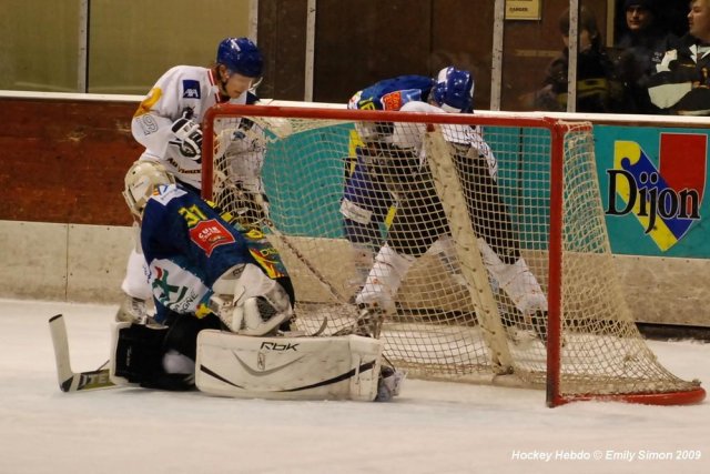 Photo hockey match Dijon  - Mont-Blanc le 13/01/2009