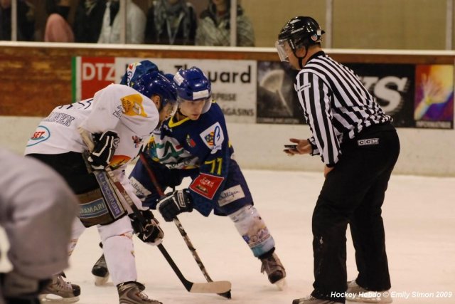 Photo hockey match Dijon  - Mont-Blanc le 13/01/2009