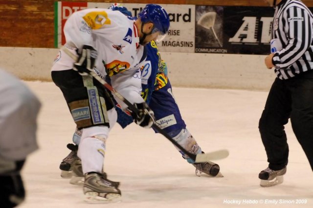 Photo hockey match Dijon  - Mont-Blanc le 13/01/2009