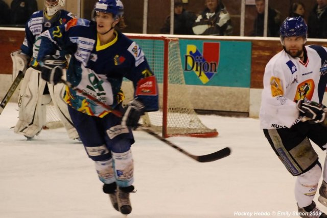Photo hockey match Dijon  - Mont-Blanc le 13/01/2009