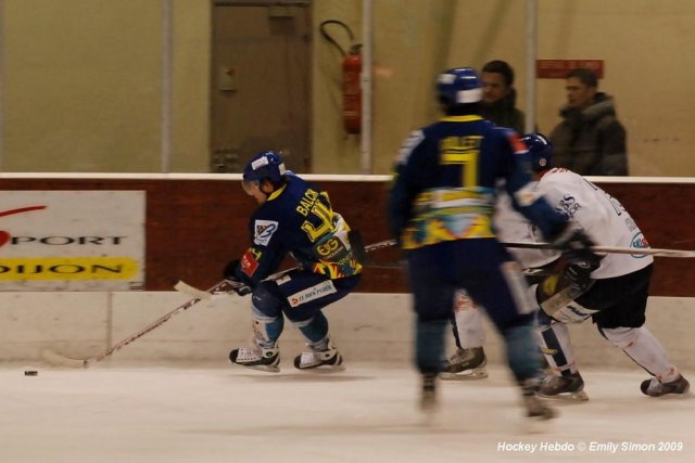 Photo hockey match Dijon  - Mont-Blanc le 13/01/2009