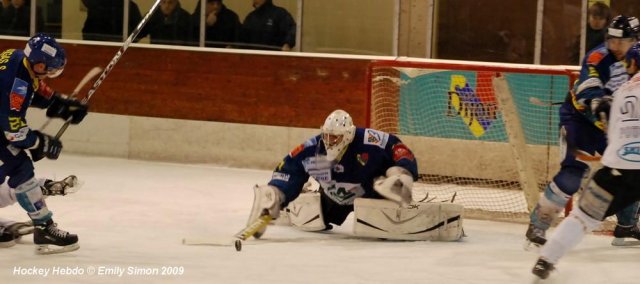 Photo hockey match Dijon  - Mont-Blanc le 13/01/2009