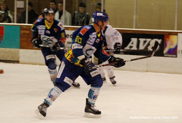 Photo hockey match Dijon  - Mont-Blanc le 13/01/2009