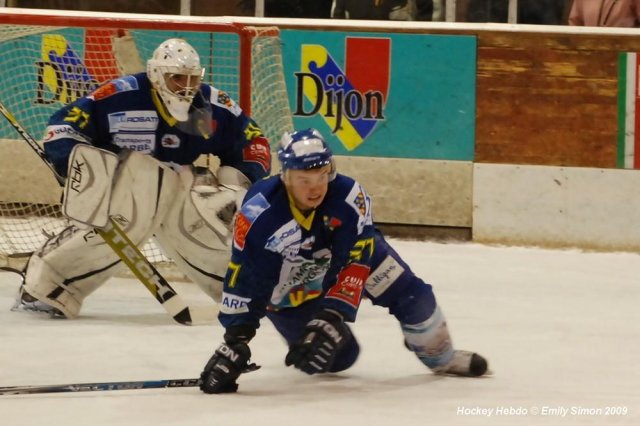 Photo hockey match Dijon  - Mont-Blanc le 13/01/2009