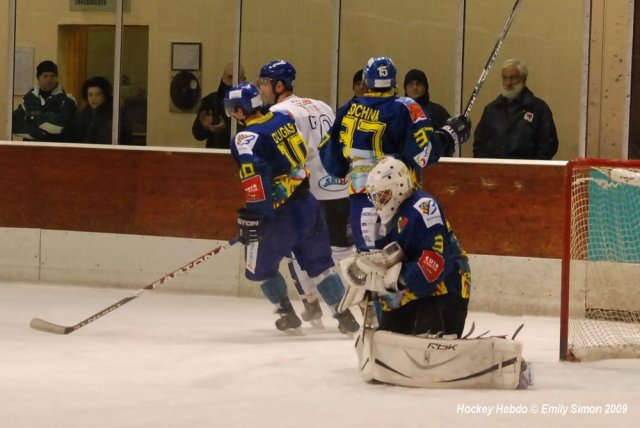 Photo hockey match Dijon  - Mont-Blanc le 13/01/2009