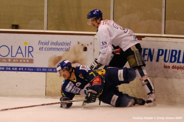 Photo hockey match Dijon  - Mont-Blanc le 13/01/2009