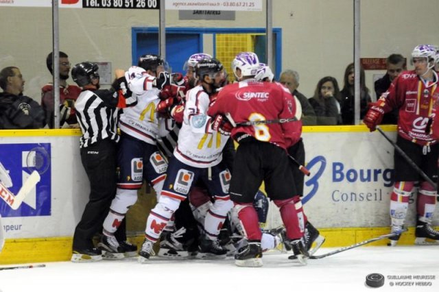 Photo hockey match Dijon  - Grenoble  le 26/09/2015
