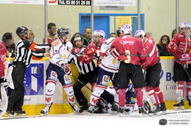 Photo hockey match Dijon  - Grenoble  le 26/09/2015